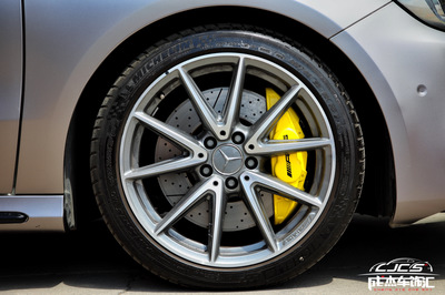 暴走小怪兽 奔驰A45 AMG 电光钛金灰改色 帅的不要不要的